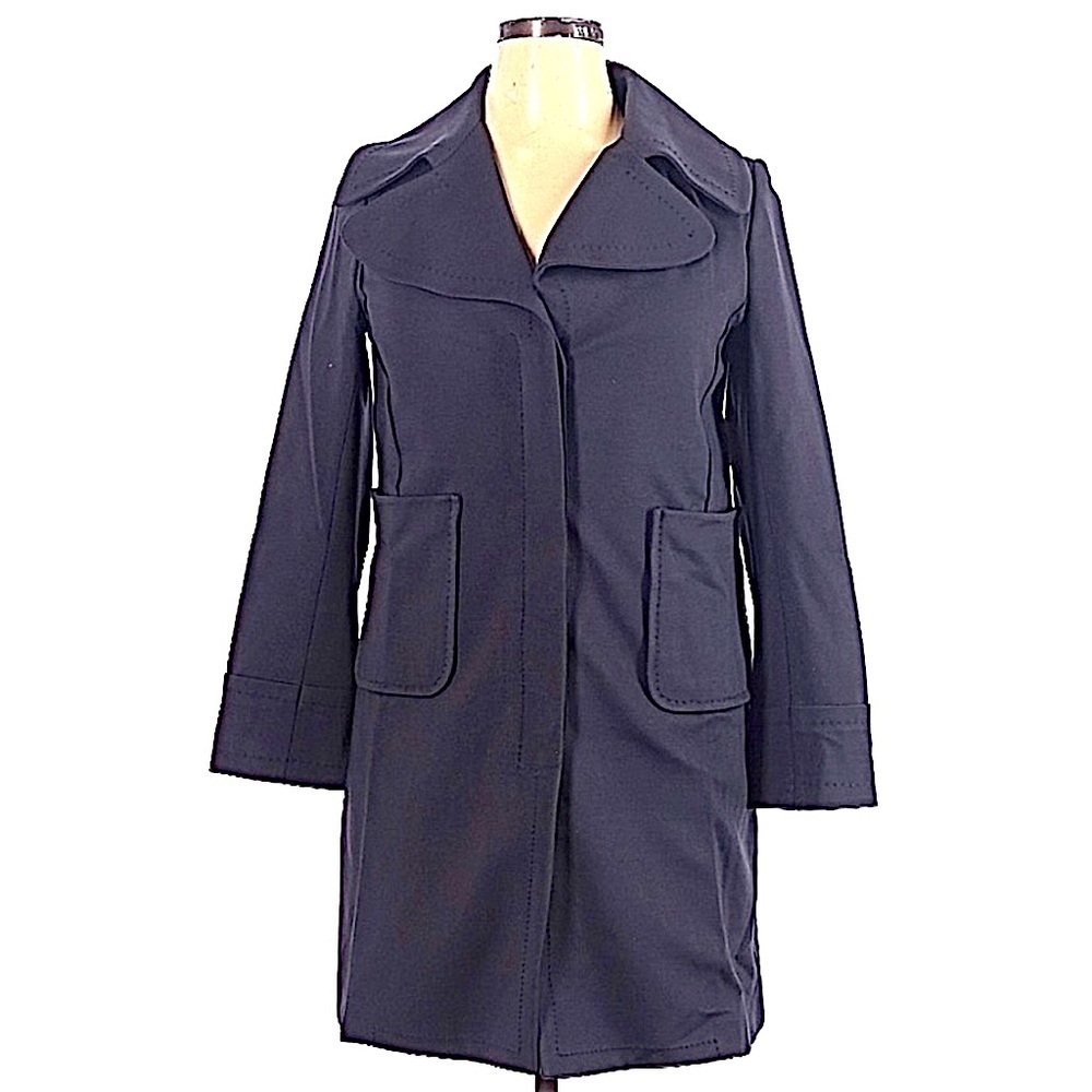 Hoss Intropia Navy Blue Lightweight Coat Size 10